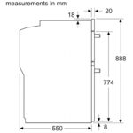 Bosch MBA578BS7B Series 6 Built-In Electric Double Oven Stainless Steel - A Rated - Image 8