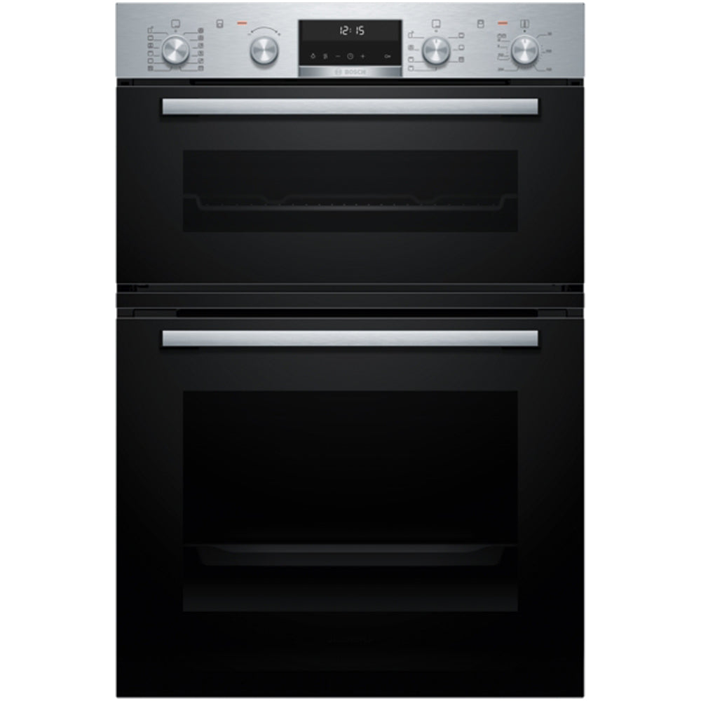 bosch-mba578bs7b-series-6-built-in-electric-double-oven-stainless-steel-a-rated-1178353538 Bosch MBA578BS7B Series 6 Built-In Electric Double Oven Stainless Steel - A Rated - Image 1