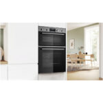 Bosch MBA578BS7B Series 6 Built-In Electric Double Oven Stainless Steel - A Rated - Image 6
