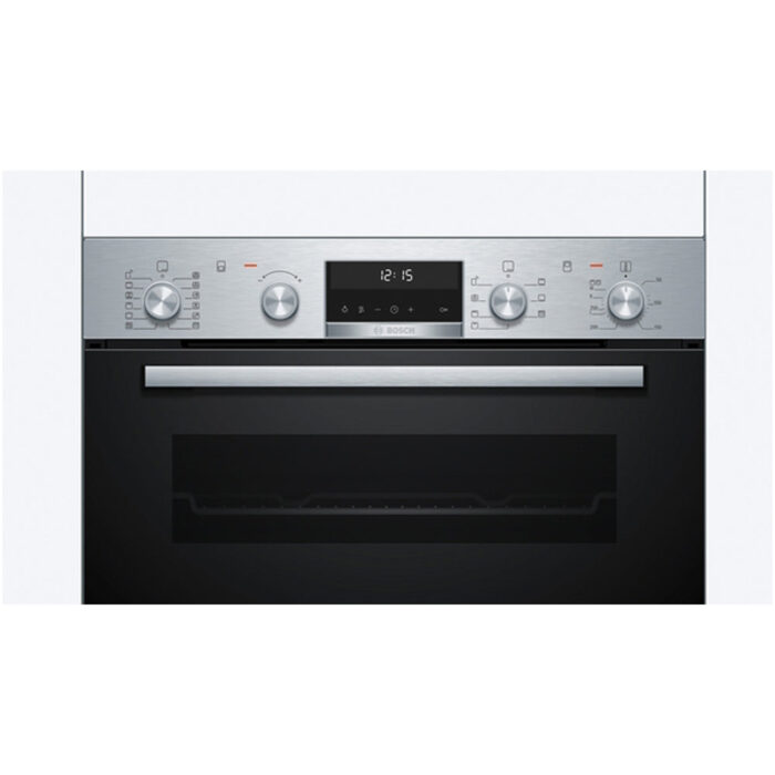 Bosch MBA578BS7B Series 6 Built-In Electric Double Oven Stainless Steel - A Rated - Image 2
