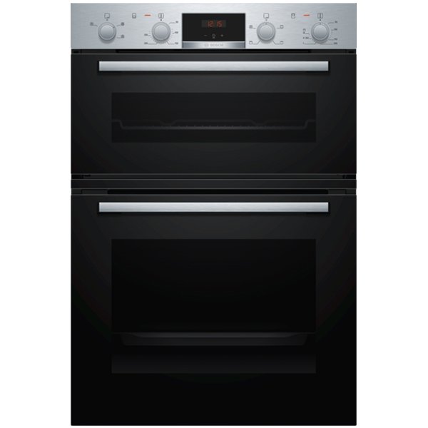 bosch-mha133br0b-serie-2-built-in-double-oven-stainless-steel-1082392478 Bosch MHA133BR0B Serie 2 Built-in double oven Stainless steel - Image 1