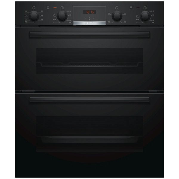 bosch-nbs533bb0b-serie-4-built-under-double-oven-black-1082392587 Bosch NBS533BB0B Serie 4 Built-under double oven Black - Image 1