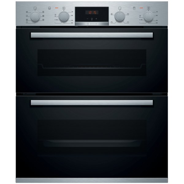 bosch-nbs533bs0b-serie-4-built-under-double-oven-stainless-steel-1082392588 Bosch NBS533BS0B Serie 4 Built-under double oven Stainless steel - Image 1