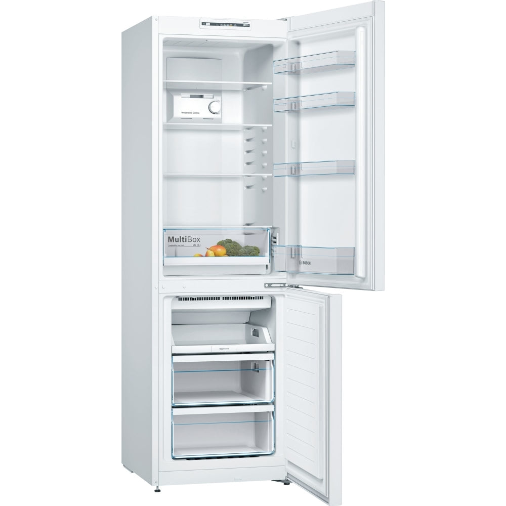 bosch-series-2-kgn36nweag-186cm-freestanding-frost-free-fridge-freezer-white-e-rated-1184893830 Bosch Series 2 KGN36NWEAG 186cm Freestanding Frost Free Fridge Freezer White - E Rated - Image 2