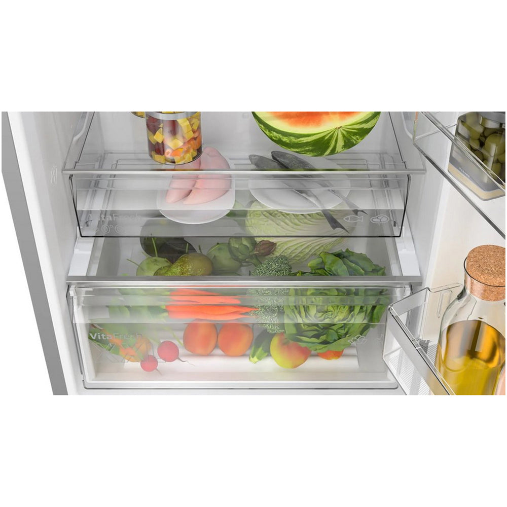 bosch-series-4-kgn492ldfg-free-standing-frost-free-fridge-freezer-stainless-steele-1170497489 Bosch Series 4 KGN492LDFG Freestanding Frost Free Fridge Freezer Stainless Steel - Image 5