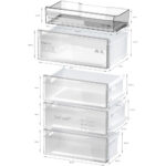 Bosch Series 4 KGN492LDFG Freestanding Frost Free Fridge Freezer Stainless Steel - Image 8