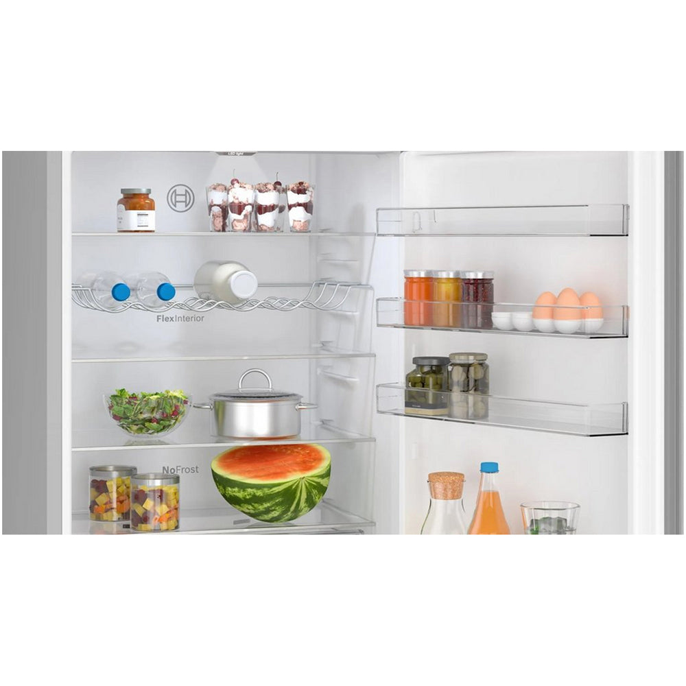 bosch-series-4-kgn492ldfg-free-standing-frost-free-fridge-freezer-stainless-steele-1170497492 Bosch Series 4 KGN492LDFG Freestanding Frost Free Fridge Freezer Stainless Steel - Image 4