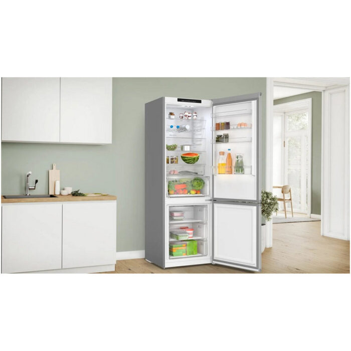 Bosch Series 4 KGN492LDFG Freestanding Frost Free Fridge Freezer Stainless Steel - Image 3