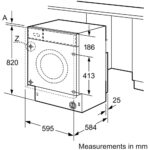 Bosch Series 6 WKD28543GB 7kg+4kg Fully Integrated Washer Dryer with 1400 rpm - E Rated - Image 4