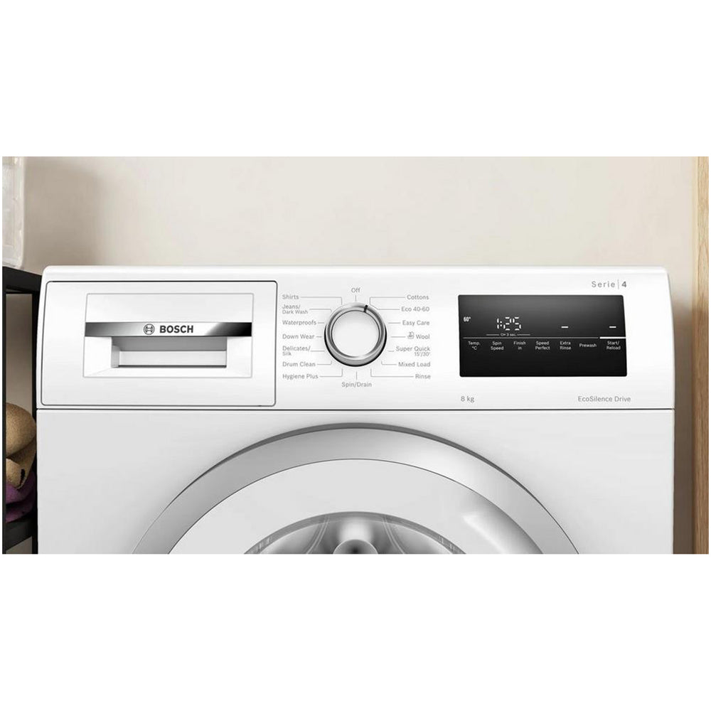 bosch-wan28258gb-serie-4-8kg-1400-spin-washing-machine-white-8kg-1082393133 Bosch WAN28258GB Serie 4 8kg 1400 Spin Washing Machine White - Image 2