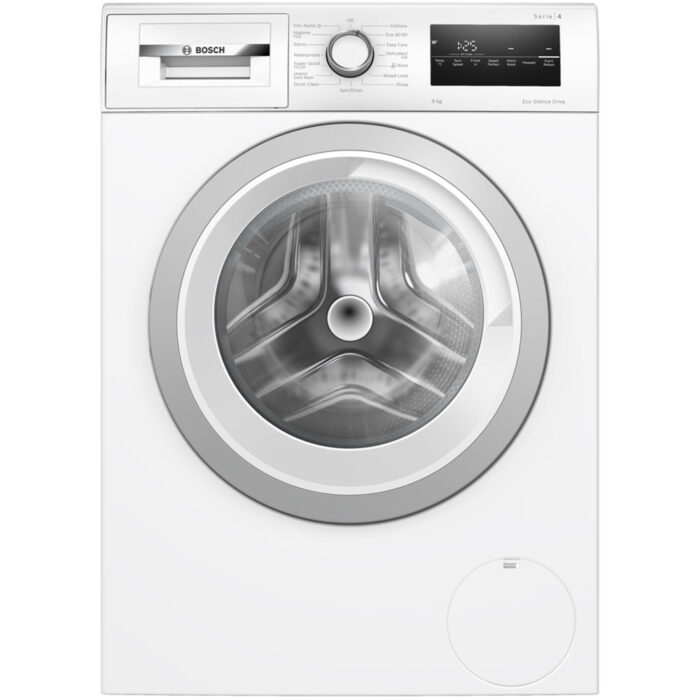 Bosch WAN28259GB 9kg 1400 Spin Series 4 Freestanding Front Load Washing Machine - White - Image 1