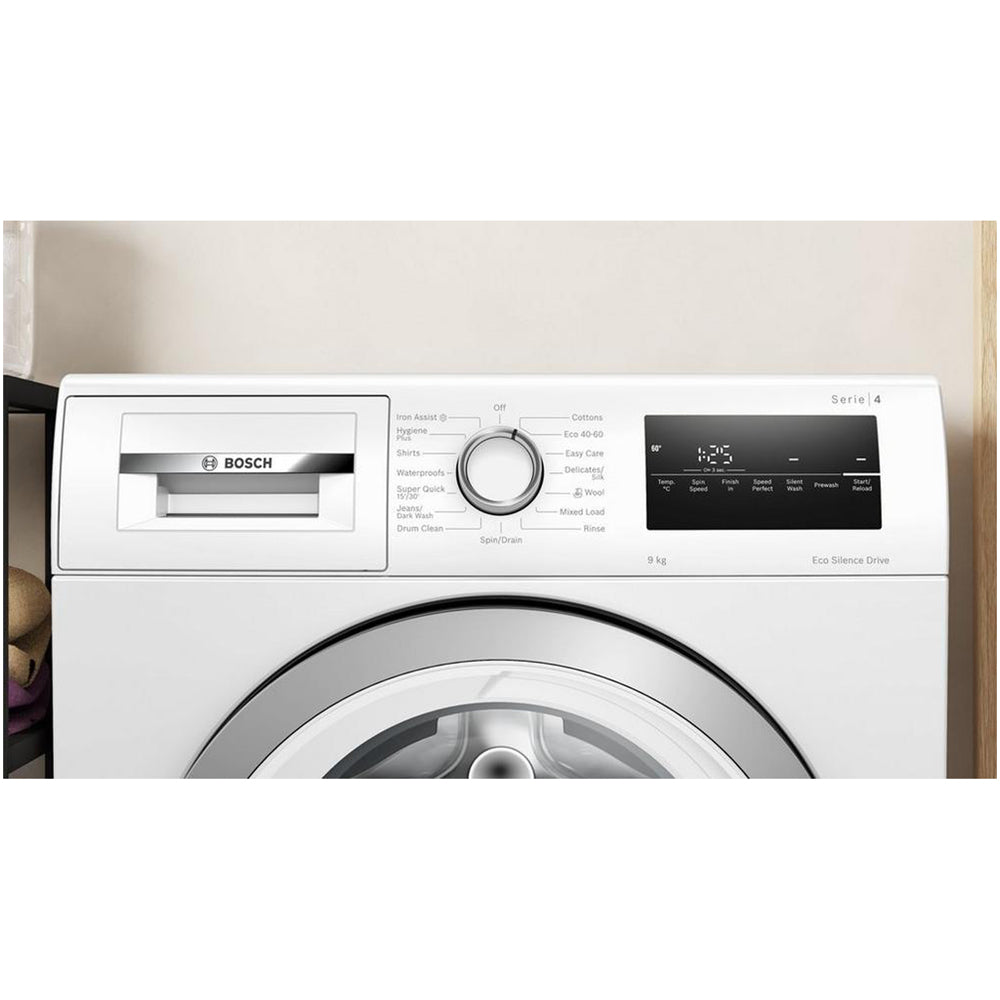 bosch-wan28259gb-series-4-9kg-1400-spin-washing-machine-white-9kg-1082393140 Bosch WAN28259GB 9kg 1400 Spin Series 4 Freestanding Front Load Washing Machine - White - Image 2