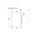 Bosch WGB256A1GB Series 8 i-DOS WiFi enabled 10 kg 1400 Spin Washing Machine White - Image 9