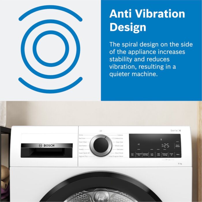 Bosch WGB256A1GB Series 8 i-DOS WiFi enabled 10 kg 1400 Spin Washing Machine White - Image 15