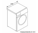 Bosch WGE03408GB Series 2 8kg 1400 Spin Washing Machine White - Image 12