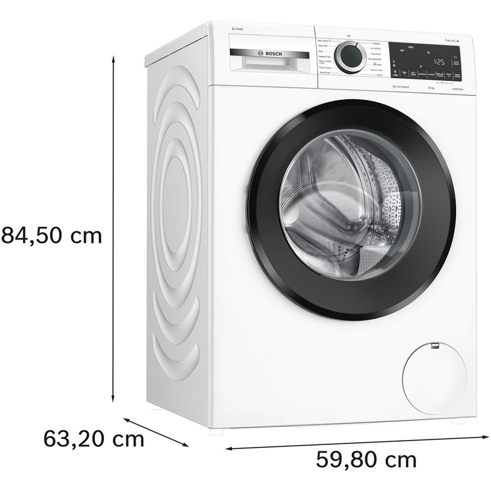 bosch-wgg254f1gb-series-6-10kg-1400-spin-washing-machine-white-1170321962 Bosch WGG254F1GB Series 6 10kg 1400 Spin Washing Machine White - Image 2