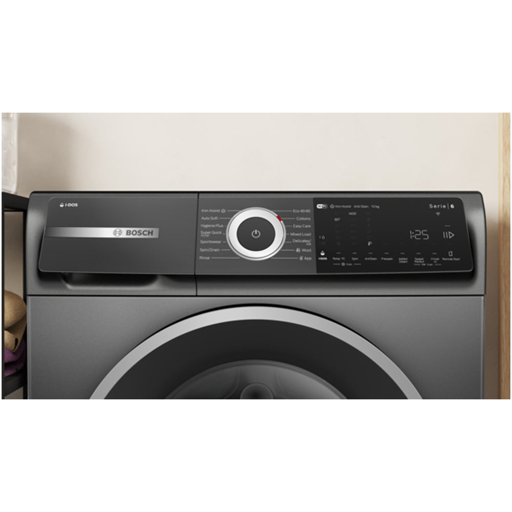 bosch-wgh254argb-series-6-10kg-with-1400-spin-washing-machine-graphite-a-rated-1176753447 Bosch WGH254ARGB Series 6 10kg with 1400 Spin Washing Machine Graphite - A Rated - Image 2