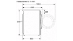 Bosch WNA134U8GB 8kg 5kg 1400 Spin Washer Dryer White - Image 8