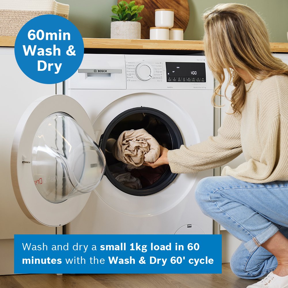 bosch-wna144v9gb-series-4-freestanding-washer-dryer-9-5kg-1400-spin-white-1108079303 Bosch WNA144V9GB Series 4 Freestanding Washer Dryer 9+5kg 1400 Spin White - Image 6