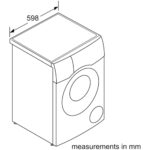 Bosch WNC25410GB Series 8 10.5+6kg Washer Dryer with 1400 Spin White - D Rated - Image 23