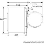 Bosch WNC25410GB Series 8 10.5+6kg Washer Dryer with 1400 Spin White - D Rated - Image 24