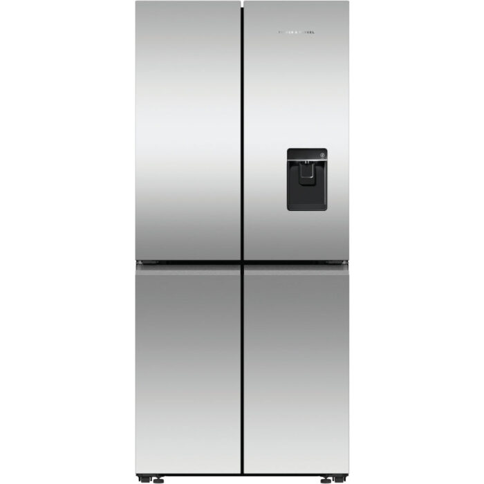 Fisher and Paykel RF500QNUX1 Series 7 Freestanding Plumbed-In American Fridge Freezer Stainless Steel - Image 1