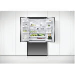 Fisher And Paykel RF540ANUB6 Series 7 Freestanding Plumbed-In American Fridge Freezer Stainless Steel Black Steel - Image 6