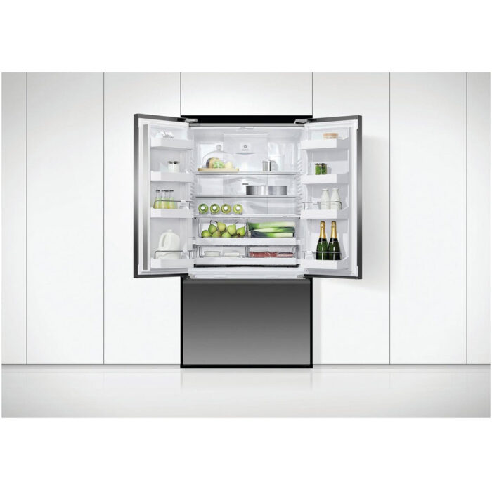 Fisher And Paykel RF540ANUB6 Series 7 Freestanding Plumbed-In American Fridge Freezer Stainless Steel Black Steel - Image 6