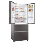 Haier HFR3718ENMD 70cm Total No Frost Fridge Freezer Dark Inox - Image 2