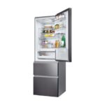 Haier HTW5618EWMP Frost Free Fridge Freezer Dark Inox - Image 5