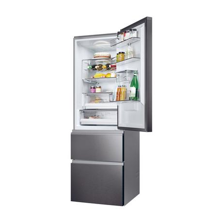 haier-htw5618ewmp-frost-free-fridge-freezer-dark-inox-1082402433 Haier HTW5618EWMP Frost Free Fridge Freezer Dark Inox - Image 5