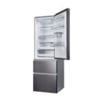 Haier HTW5618EWMP Frost Free Fridge Freezer Dark Inox - Image 6