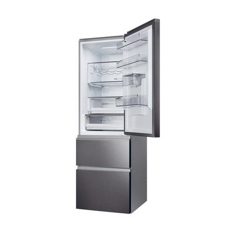 haier-htw5618ewmp-frost-free-fridge-freezer-dark-inox-1082402434 Haier HTW5618EWMP Frost Free Fridge Freezer Dark Inox - Image 6