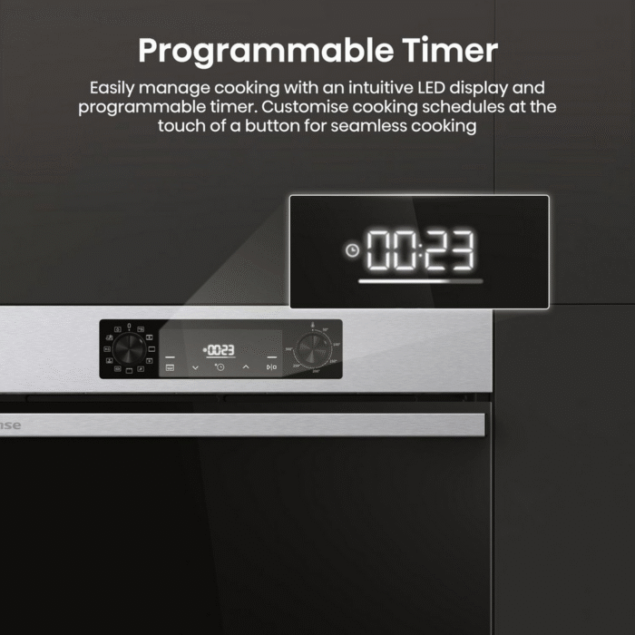 Hisense BI622AXPGUK Hi4 59.5cm Built In Electric Single Oven Stainless Steel - Image 20