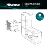 Hisense BI622AXPGUK Hi4 59.5cm Built In Electric Single Oven Stainless Steel - Image 14