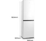 Hisense RB327N4BWE Frost Free Fridge Freezer White - Image 10