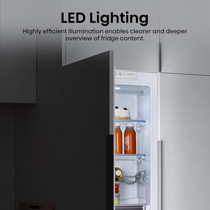 Hisense RIB291F4AWE 177cm High Integrated Frost Free Fridge Freezer White - Image 8