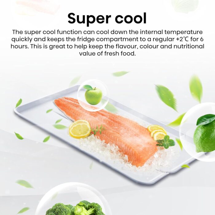 Hisense RIB291F4AWE 177cm High Integrated Frost Free Fridge Freezer White - Image 9