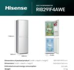 Hisense RIB291F4AWE 177cm High Integrated Frost Free Fridge Freezer White - Image 5