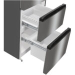 Hisense RM469N4ACDUK Freestanding Frost Free Fridge Freezer Stainless Steel - Image 5
