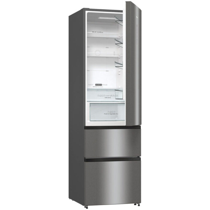 Hisense RM469N4ACDUK Freestanding Frost Free Fridge Freezer Stainless Steel - Image 3