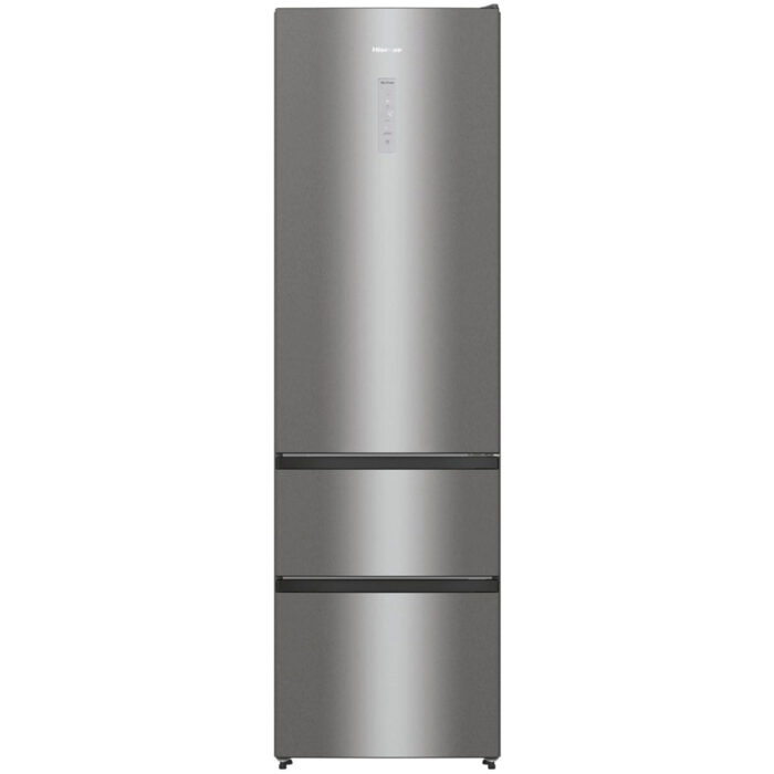 Hisense RM469N4ACDUK Freestanding Frost Free Fridge Freezer Stainless Steel - Image 1