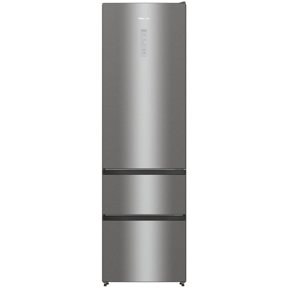hisense-rm469n4acduk-freestanding-frost-free-fridge-freezer-stainless-steel-1195810280 Hisense RM469N4ACDUK Freestanding Frost Free Fridge Freezer Stainless Steel - Image 1
