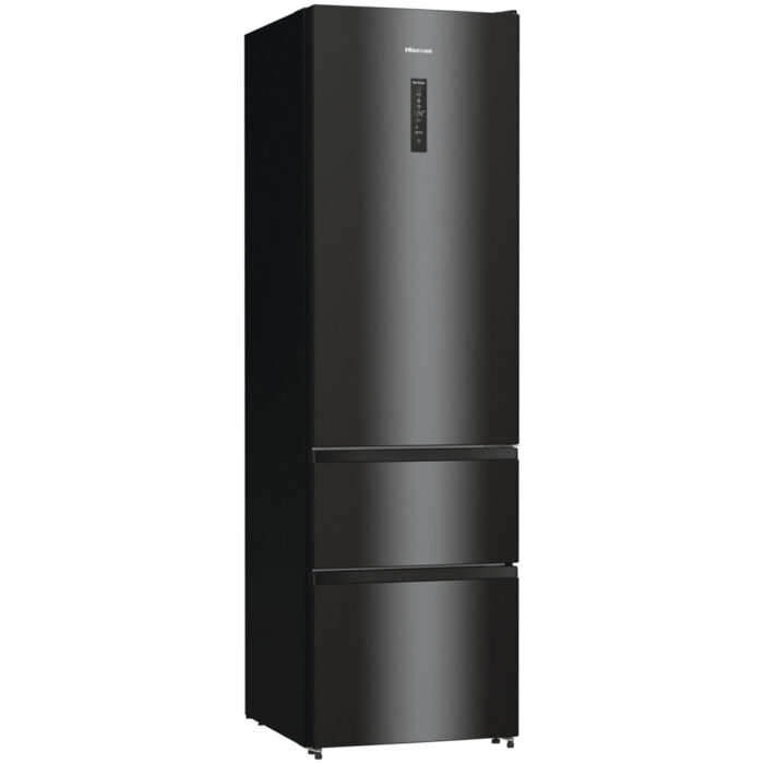 Hisense RM469N4AFDUK Freestanding Frost Free Fridge Freezer Black - Image 8