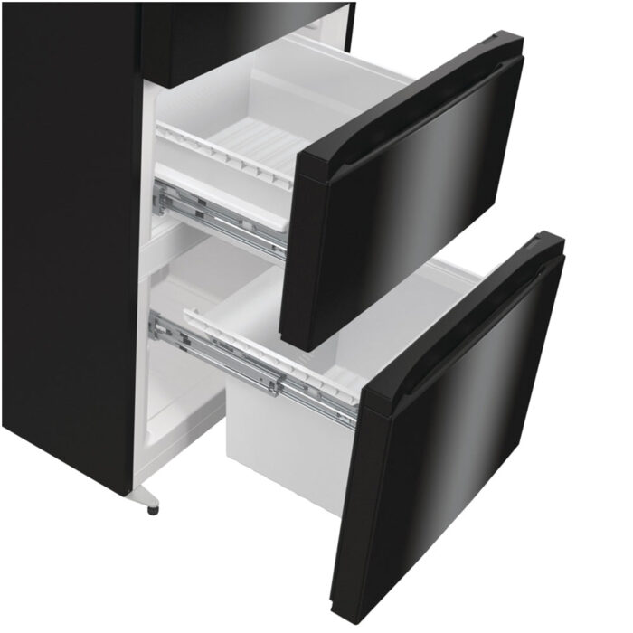 Hisense RM469N4AFDUK Freestanding Frost Free Fridge Freezer Black - Image 7