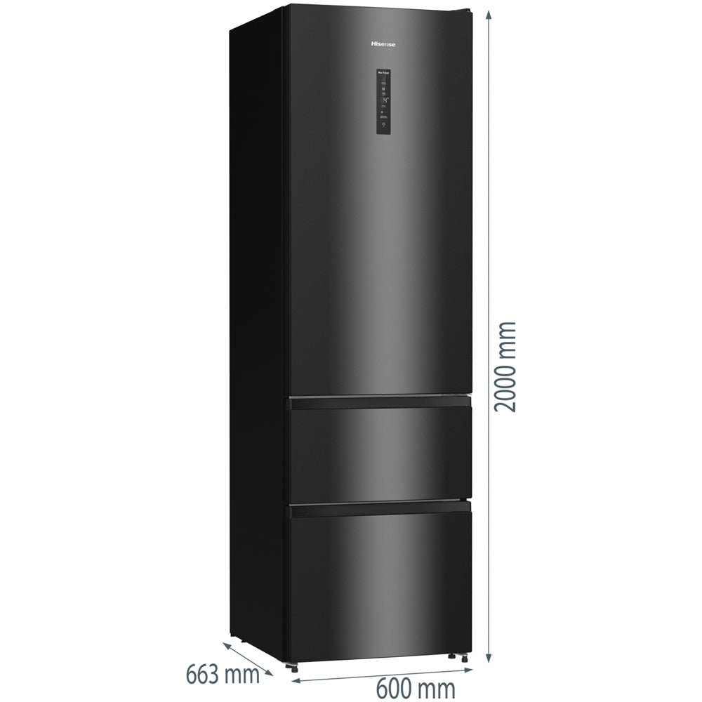 hisense-rm469n4afduk-freestanding-frost-free-fridge-freezer-black-1195810271 Hisense RM469N4AFDUK Freestanding Frost Free Fridge Freezer Black - Image 5