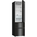 Hisense RM469N4AFDUK Freestanding Frost Free Fridge Freezer Black - Image 3