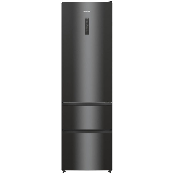 Hisense RM469N4AFDUK Freestanding Frost Free Fridge Freezer Black - Image 1