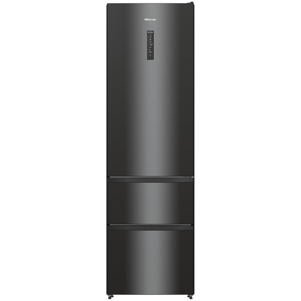 hisense-rm469n4afduk-freestanding-frost-free-fridge-freezer-black-1195810275 Hisense RM469N4AFDUK Freestanding Frost Free Fridge Freezer Black - Image 1