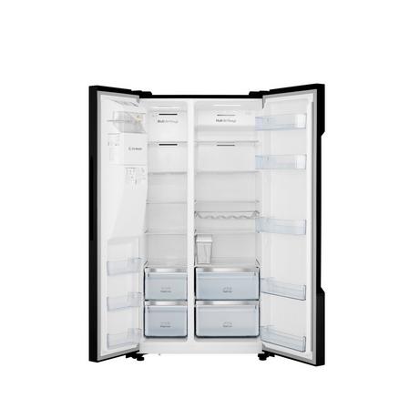 hisense-rs694n4tbe-american-style-fridge-freezer-black-1082404024 Hisense RS694N4TBE American Style Fridge Freezer Black - Image 2